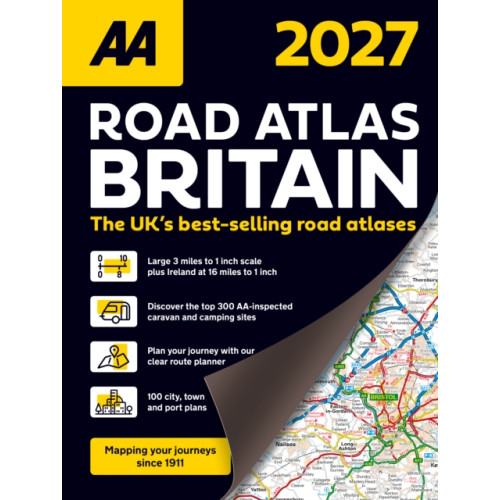 AA Publishing AA Road Atlas Britain 2027 (bok, spiral, eng)