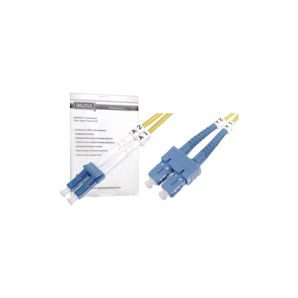 Produktbild för DIGITUS Patch Cable - patch-kabel - 1 m - gul