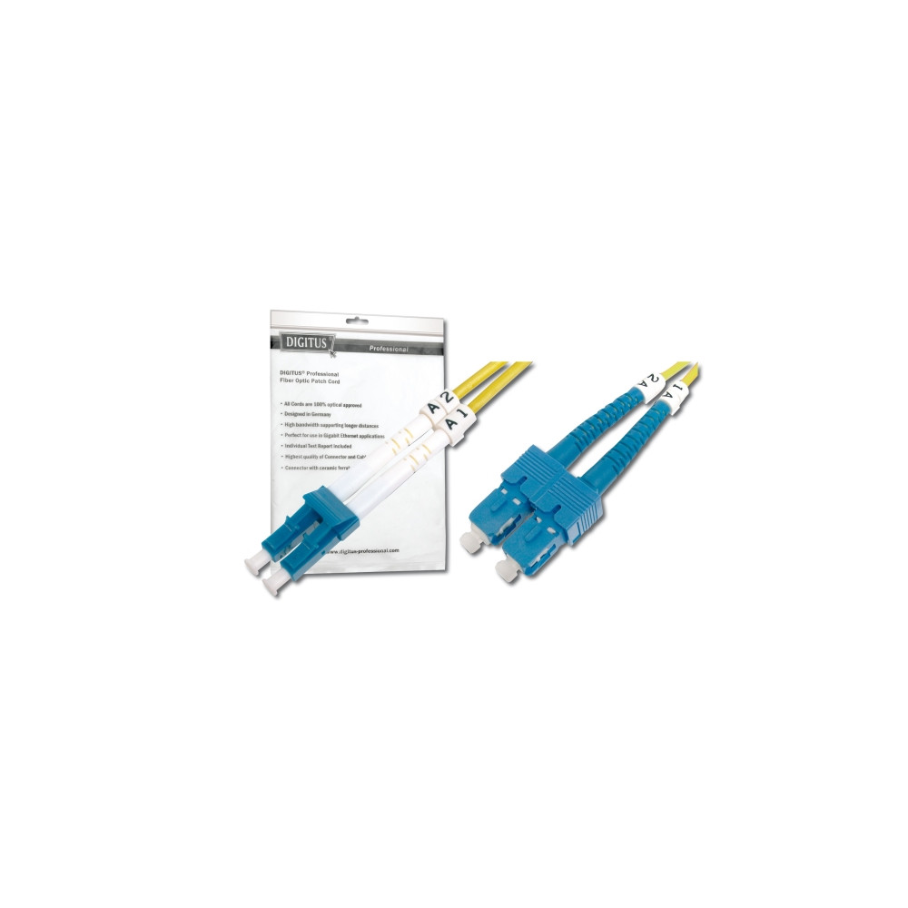 Produktbild för DIGITUS Patch Cable - patch-kabel - 1 m - gul