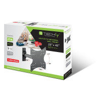 Produktbild för TECHly konsol - justerbar arm - för LCD-TV - svart