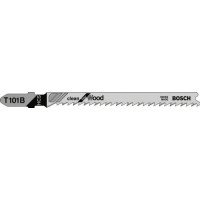 Produktbild för Bosch clean for Wood T 101 B - sågblad - för mjuka träslag, spånskiva, plywood, plast, epoxi - 5 delar