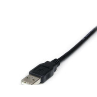 Produktbild för StarTech.com USB till nollmodem RS232 DB9 seriell DCE-kabeladapter med 1 port och FTDI - seriell adapter - USB 2.0 - RS-232