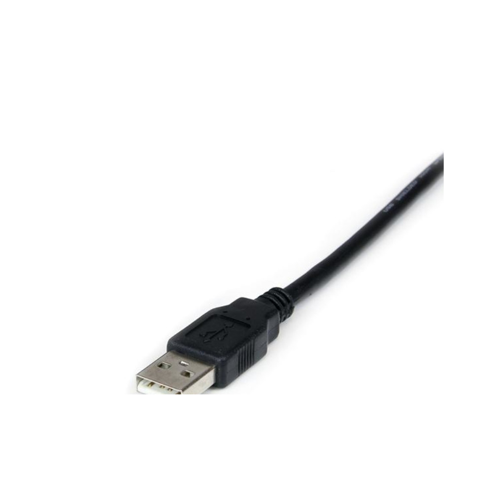 Produktbild för StarTech.com USB till nollmodem RS232 DB9 seriell DCE-kabeladapter med 1 port och FTDI - seriell adapter - USB 2.0 - RS-232