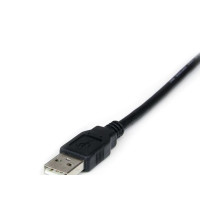 Produktbild för StarTech.com USB till nollmodem RS232 DB9 seriell DCE-kabeladapter med 1 port och FTDI - seriell adapter - USB 2.0 - RS-232