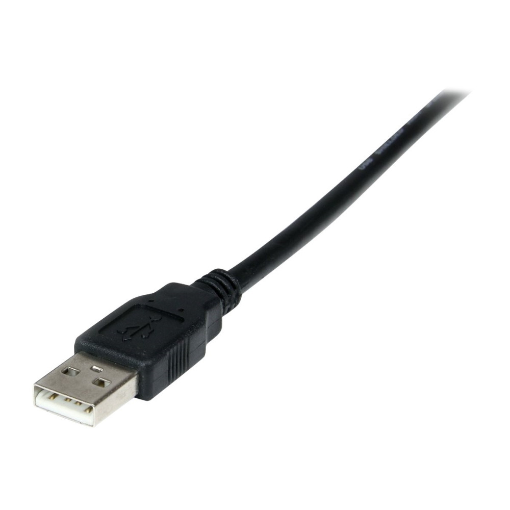 Produktbild för StarTech.com USB till nollmodem RS232 DB9 seriell DCE-kabeladapter med 1 port och FTDI - seriell adapter - USB 2.0 - RS-232
