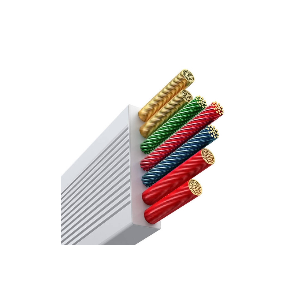 Produktbild för Baseus USB-kabel 3in1 Baseus Free2Draw USB till M+L+C 100W,...