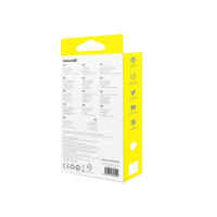 Produktbild för Baseus USB-kabel 3in1 Baseus Free2Draw USB till M+L+C 100W,...