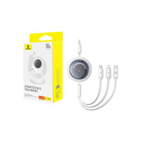 Produktbild för Baseus USB-kabel 3in1 Baseus Free2Draw USB till M+L+C 100W,...