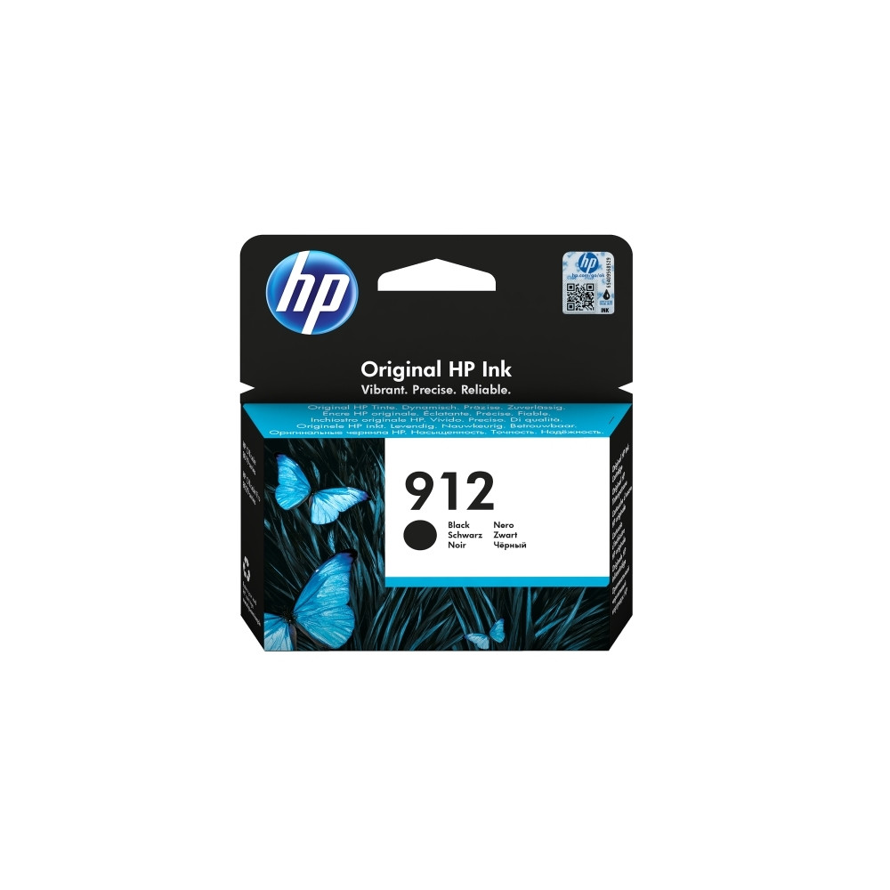 Produktbild för HP 912 - svart - original - bläckpatron