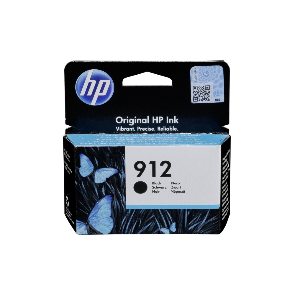 Produktbild för HP 912 - svart - original - bläckpatron