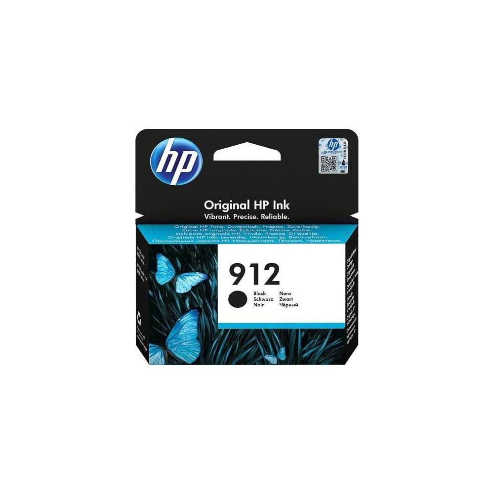 Produktbild för HP 912 - svart - original - bläckpatron