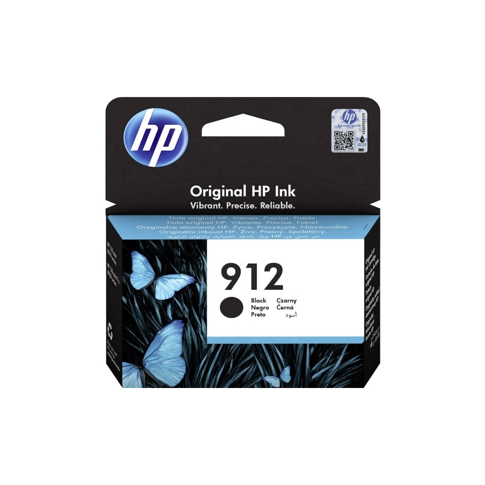 Produktbild för HP 912 - svart - original - bläckpatron