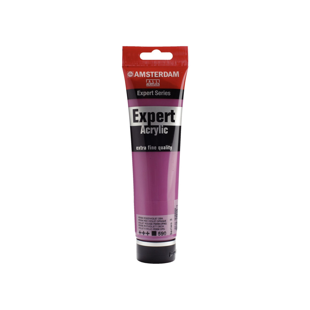 Produktbild för Amsterdam Expert Series akryl tub permanent röd violet ogeno...