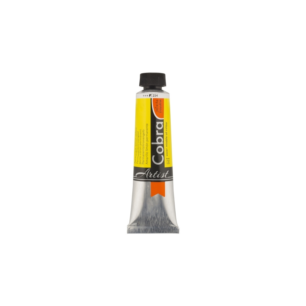 Produktbild för Cobra Artist Water-Mixable Oil Colour tub Permanent Lemon Ye...