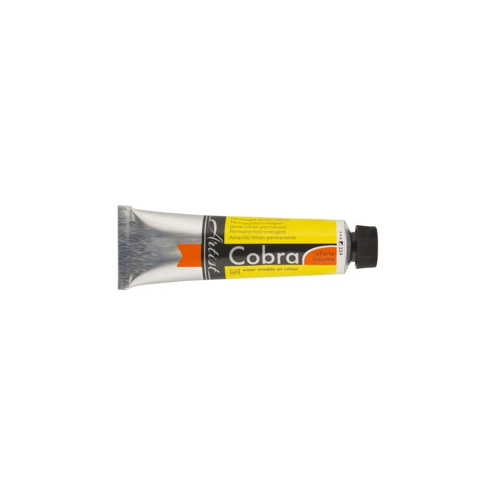 Produktbild för Cobra Artist Water-Mixable Oil Colour tub Permanent Lemon Ye...