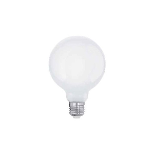 EGLO Eglo - LED-glödlampa - form: G95 - E27 - 7 W - varmt vitt ljus - 2700 K - mjölkvit