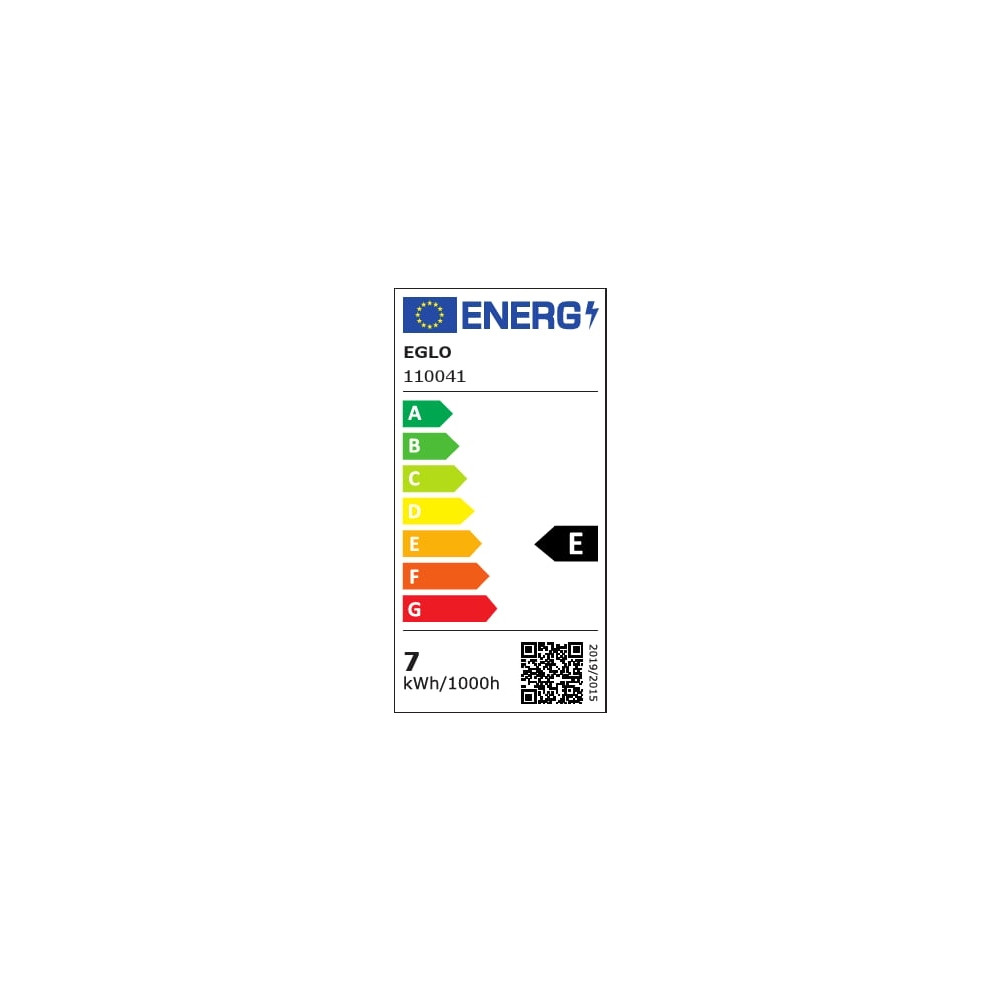 Produktbild för Eglo - LED-glödlampa - form: G95 - E27 - 7 W - varmt vitt ljus - 2700 K - mjölkvit
