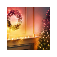 Produktbild för Twinkly Candies - stränglampor - LED x 100 - 7 W - RGB-lampa - ljus - transparent