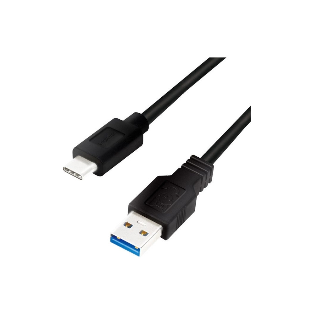 Produktbild för LogiLink - USB typ C-kabel - USB typ A till USB-C - 3 m