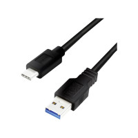 Produktbild för LogiLink - USB typ C-kabel - USB typ A till USB-C - 3 m