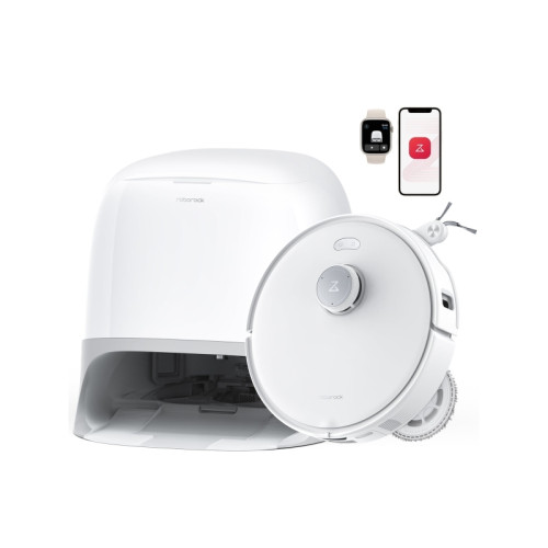 Roborock Roborock Qrevo Curv 5A1, Utan påse, Svart, Vit, Rund, Dammpå...