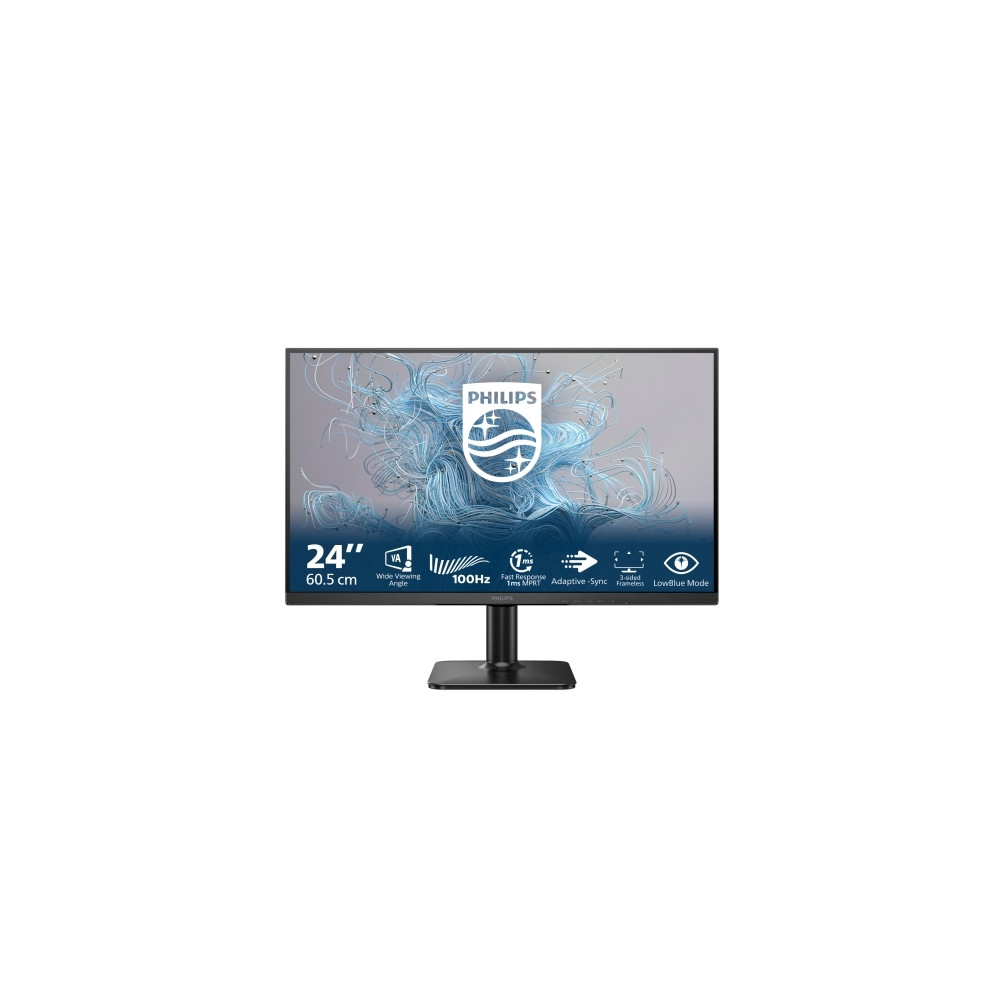 Produktbild för Philips 24E2N1100LB - 1000 Series - LED-skärm - Full HD (1080p) - 24"
