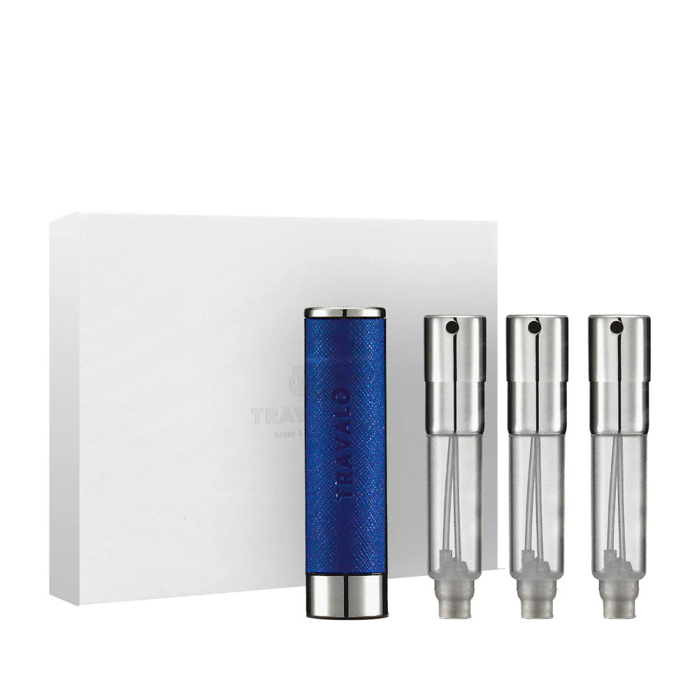 Produktbild för Travalo Walzer Refillable Atomiser 3 x 5ml Blue