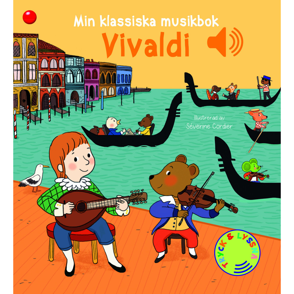 Produktbild för Min klassiska musikbok Vivaldi : en bok med ljud! (bok, board book)