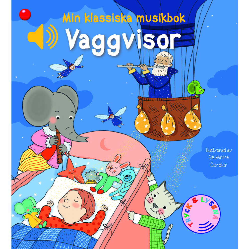 Produktbild för Min klassiska musikbok Vaggvisor : en bok med ljud (bok, board book)