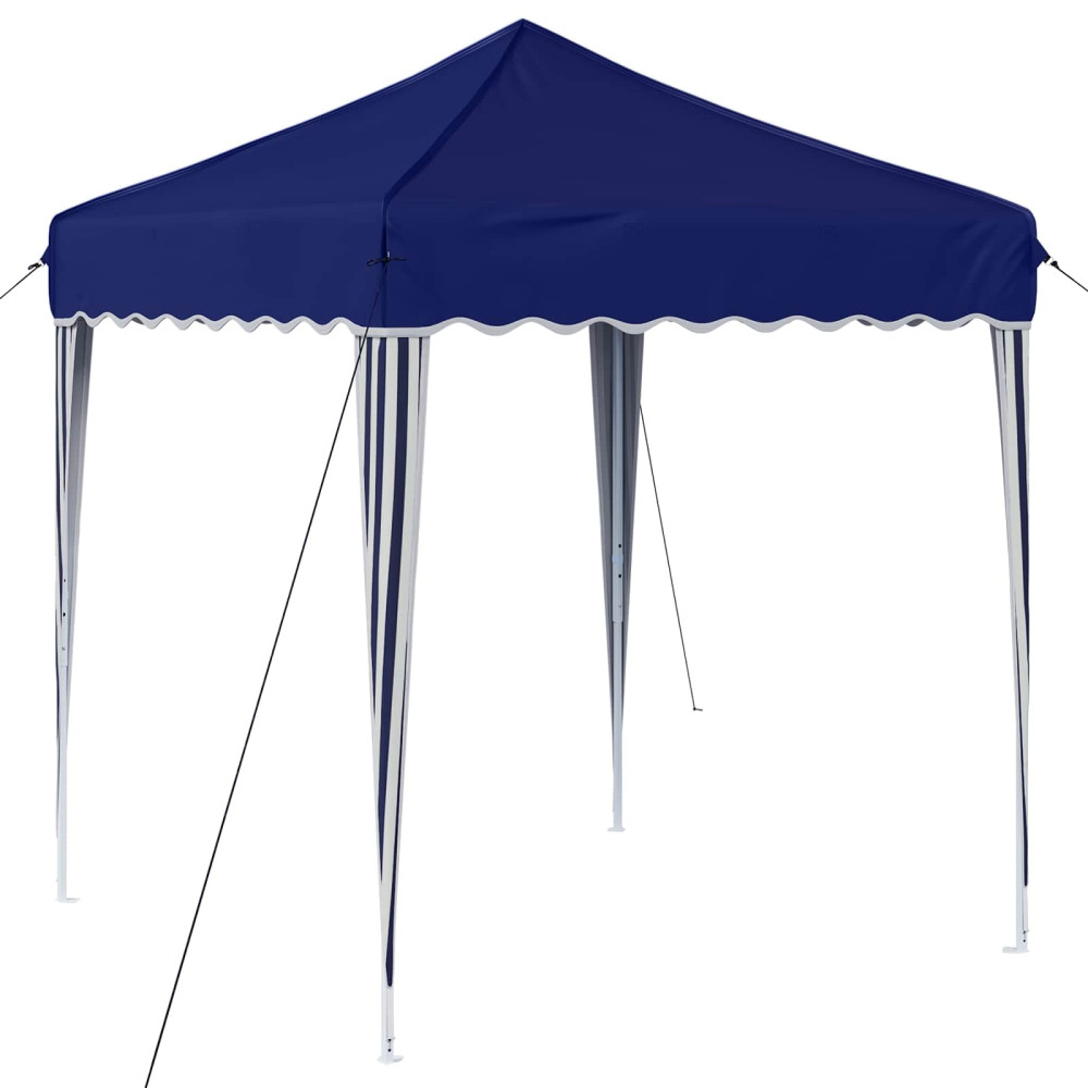 Produktbild för Pop-up Partytält 195 x 195 x 245 cm Blå Oxford Tyg