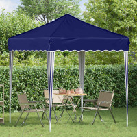 Produktbild för Pop-up Partytält 195 x 195 x 245 cm Blå Oxford Tyg