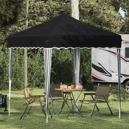 vidaXL Pop-up Partytält 195 x 195 x 245 cm Antracit Oxford Tyg