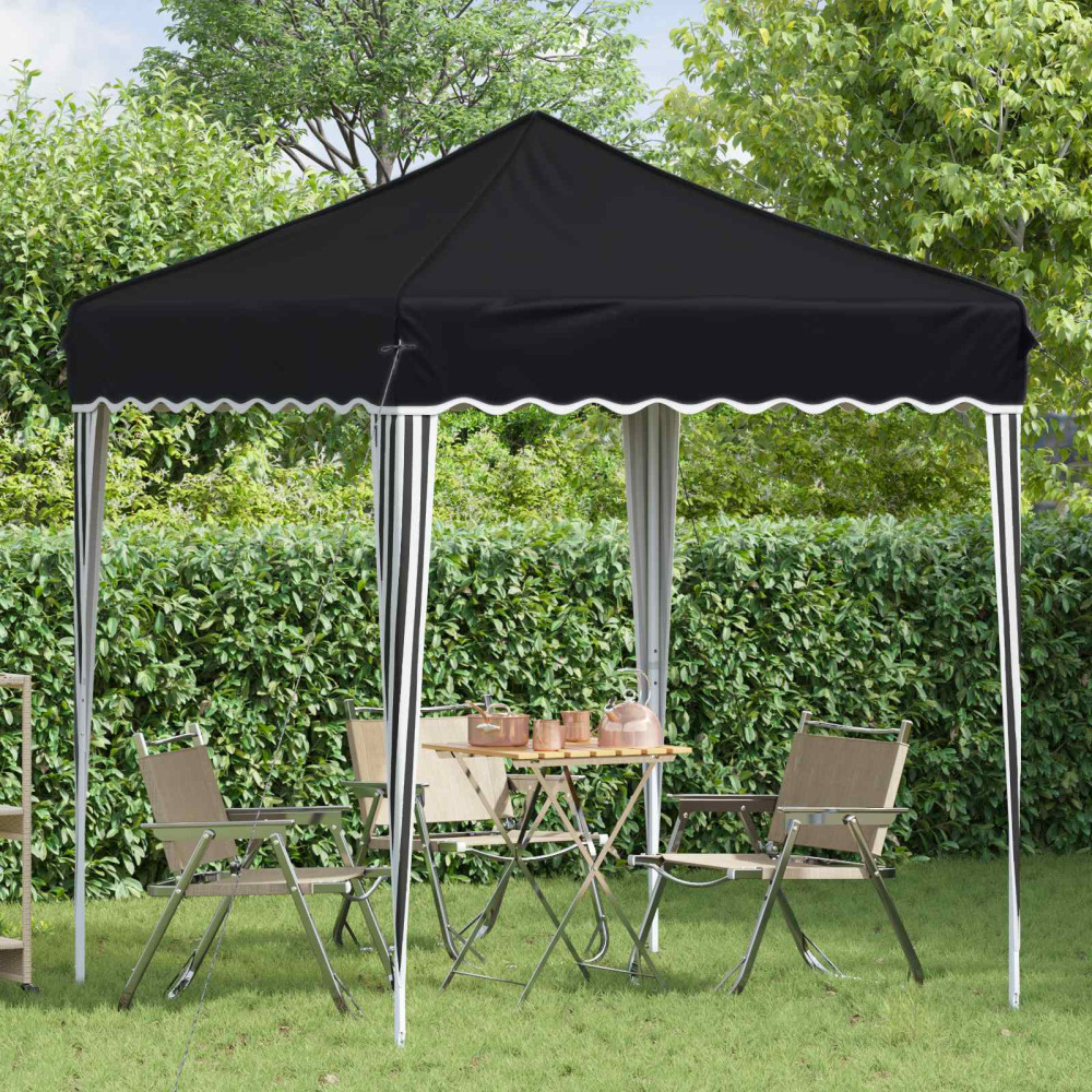 Produktbild för Pop-up Partytält 195 x 195 x 245 cm Antracit Oxford Tyg