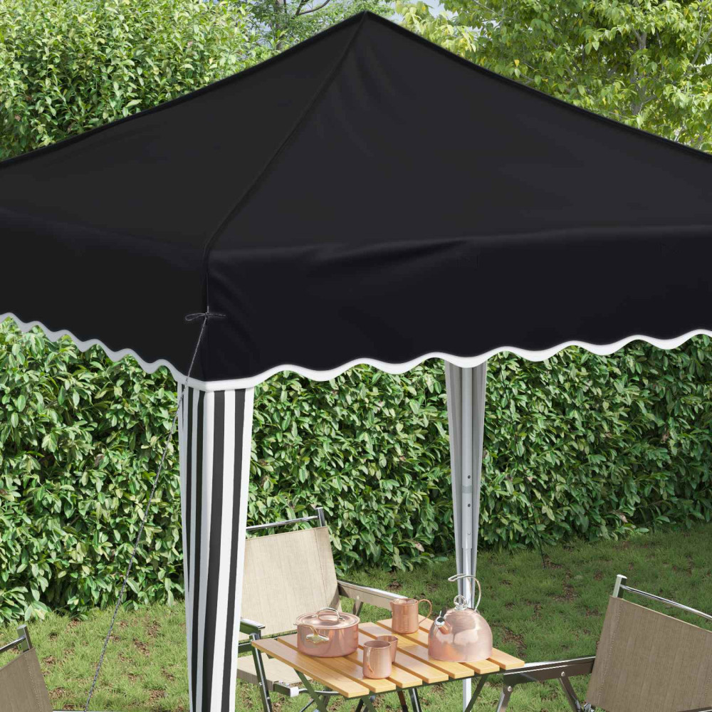 Produktbild för Pop-up Partytält 195 x 195 x 245 cm Antracit Oxford Tyg