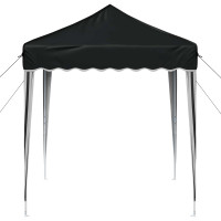 Produktbild för Pop-up Partytält 195 x 195 x 245 cm Antracit Oxford Tyg