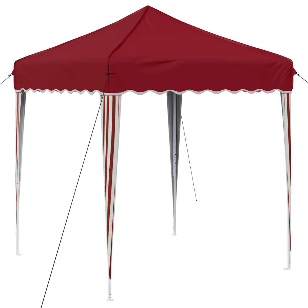 Produktbild för Pop-up Partytält 195 x 195 x 245 cm Vinröd Oxford Tyg