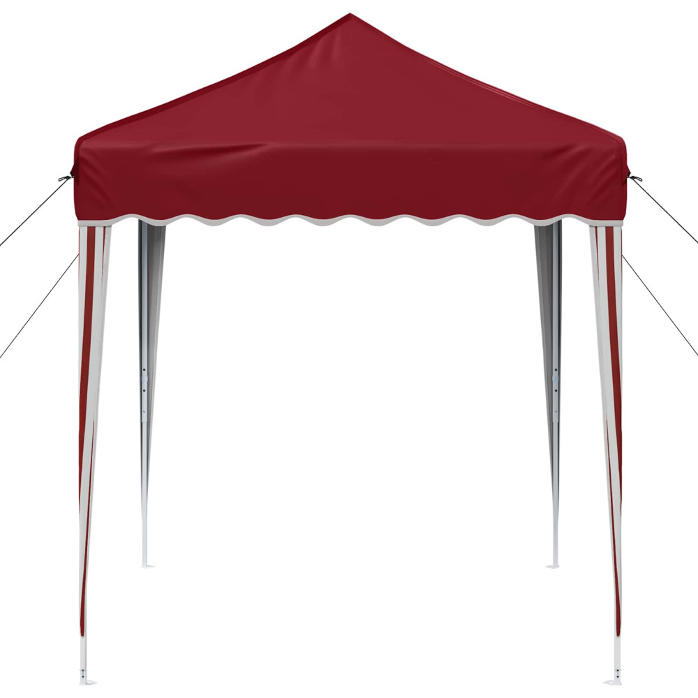 Produktbild för Pop-up Partytält 195 x 195 x 245 cm Vinröd Oxford Tyg