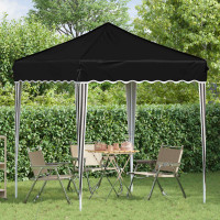 Produktbild för Pop-up Partytält 195 x 195 x 245 cm Svart Oxford Tyg