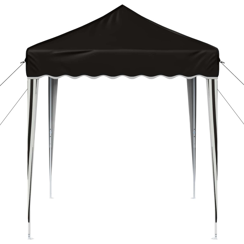 Produktbild för Pop-up Partytält 195 x 195 x 245 cm Svart Oxford Tyg
