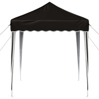 Produktbild för Pop-up Partytält 195 x 195 x 245 cm Svart Oxford Tyg