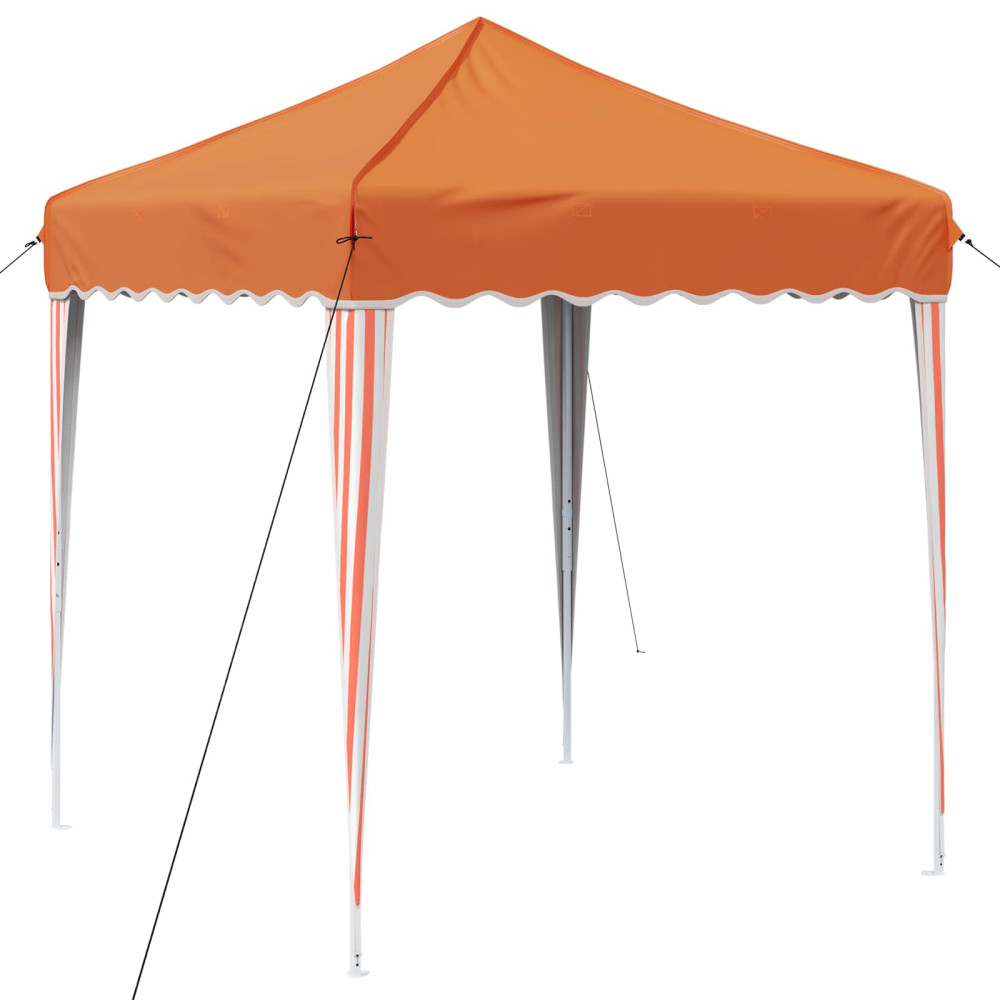 Produktbild för Pop-up Partytält 195 x 195 x 245 cm Orange Oxford Tyg