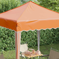 Produktbild för Pop-up Partytält 195 x 195 x 245 cm Orange Oxford Tyg