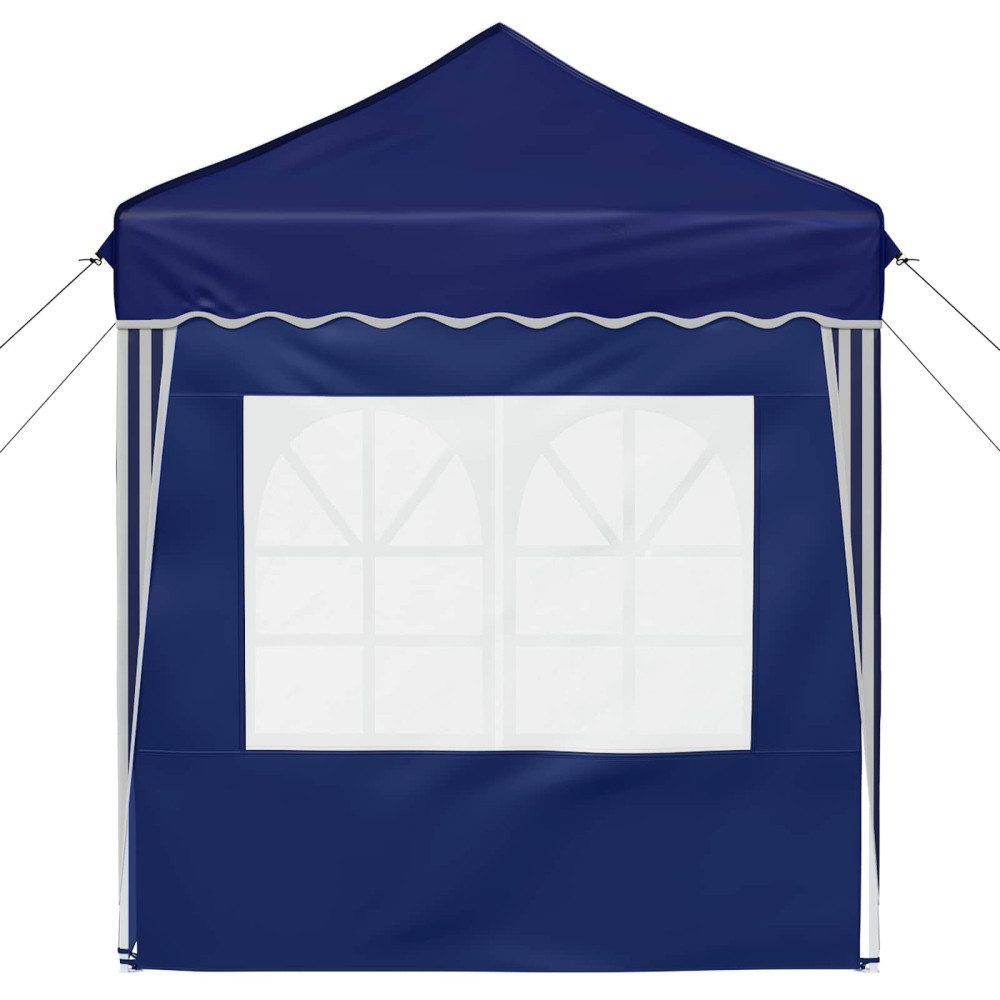 Produktbild för Pop-up Partytält 195 x 195 x 245 cm Blå Oxford Tyg