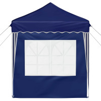 Produktbild för Pop-up Partytält 195 x 195 x 245 cm Blå Oxford Tyg