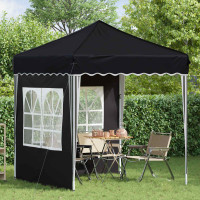 Produktbild för Pop-up Partytält 195 x 195 x 245 cm Antracit Oxford Tyg