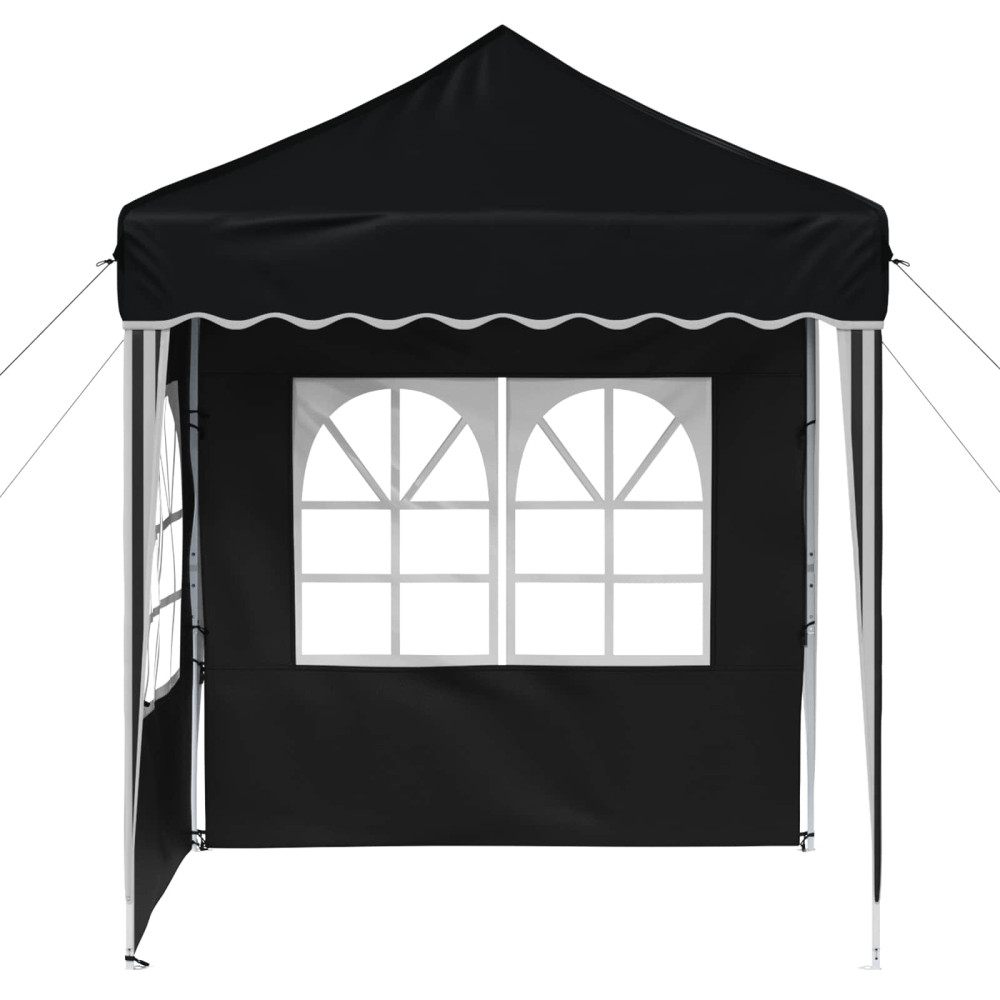 Produktbild för Pop-up Partytält 195 x 195 x 245 cm Antracit Oxford Tyg