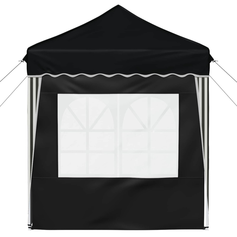 Produktbild för Pop-up Partytält 195 x 195 x 245 cm Antracit Oxford Tyg