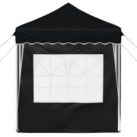Produktbild för Pop-up Partytält 195 x 195 x 245 cm Antracit Oxford Tyg