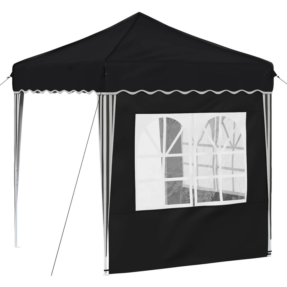 Produktbild för Pop-up Partytält 195 x 195 x 245 cm Antracit Oxford Tyg