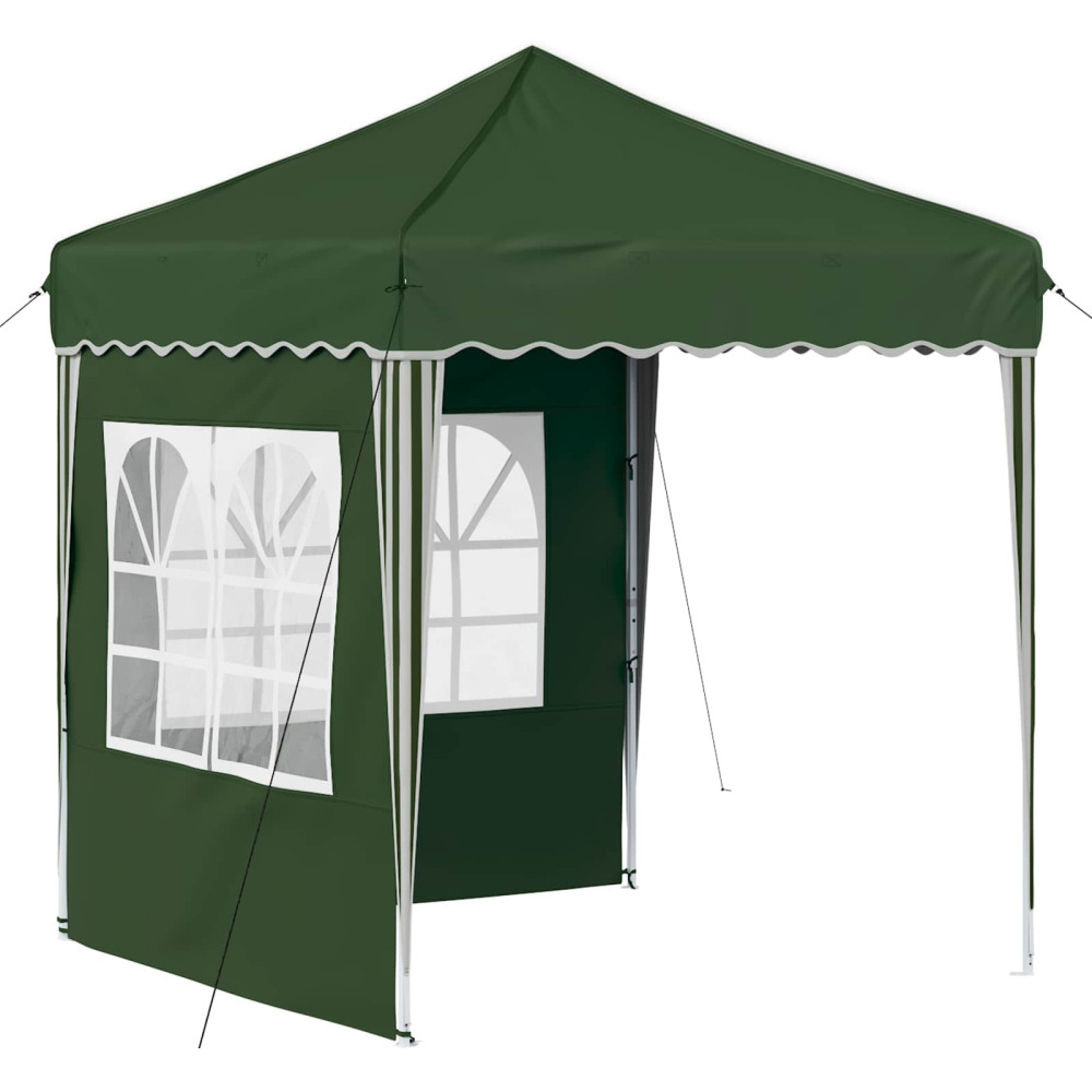 Produktbild för Pop-up Partytält 195 x 195 x 245 cm Grön Oxford Tyg